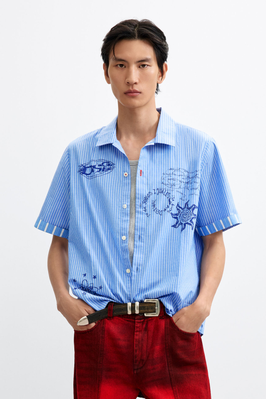 CAMASA CU PRINT IN NAVY