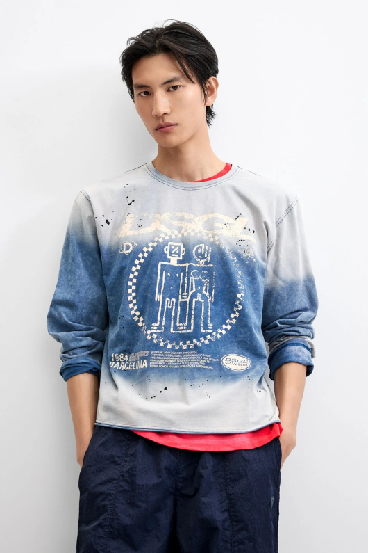 BLUZA CU ASPECT UZAT