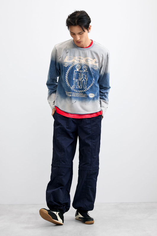 BLUZA CU ASPECT UZAT