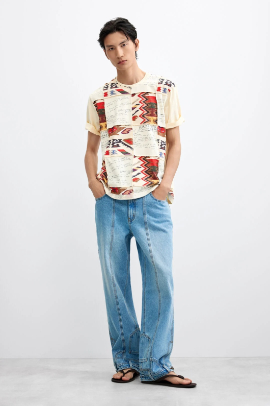 TRICOU CU PRINT ETNIC