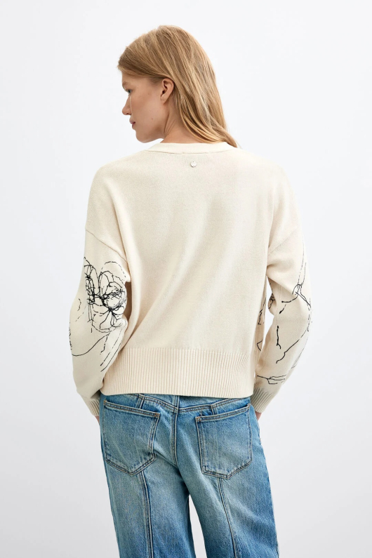 PULOVER CU PRINT
