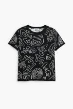 Tricou din tricotaj Jacquard