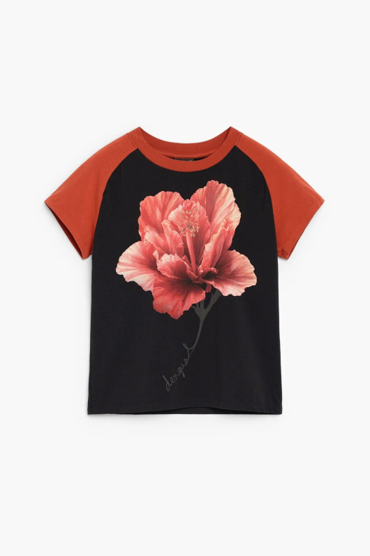 TRICOU CU PRINT FLORAL