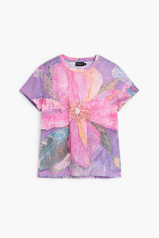 TRICOU CU PRINT FLORAL