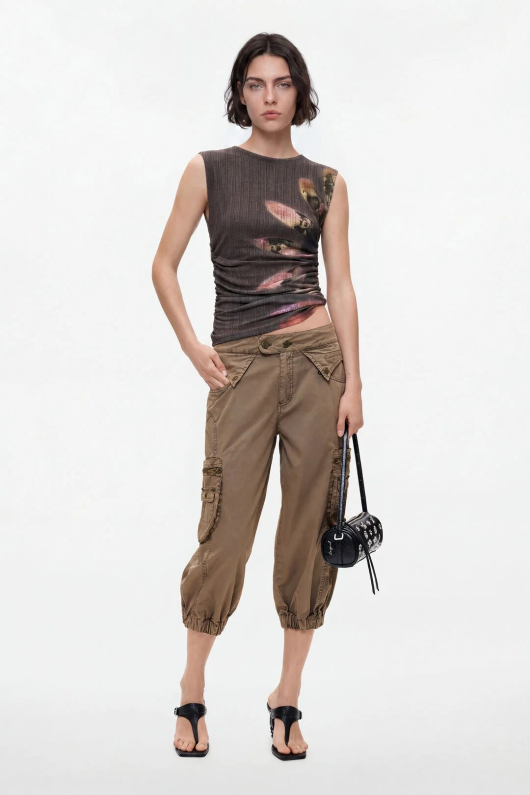 BLUZA MARO CU PRINT FLORAL