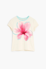 TRICOU CU PRINT FLORAL