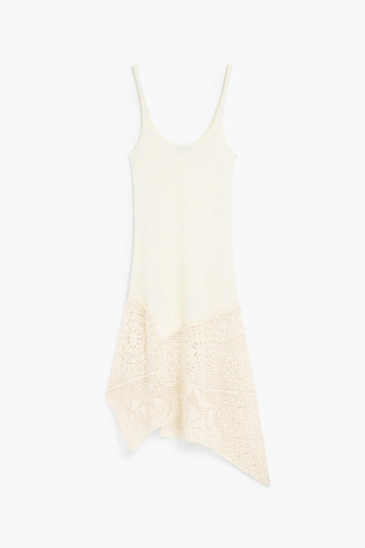 Rochie asimetrica crosetata