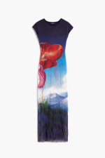 ROCHIE MIDI CU PRINT FLORAL