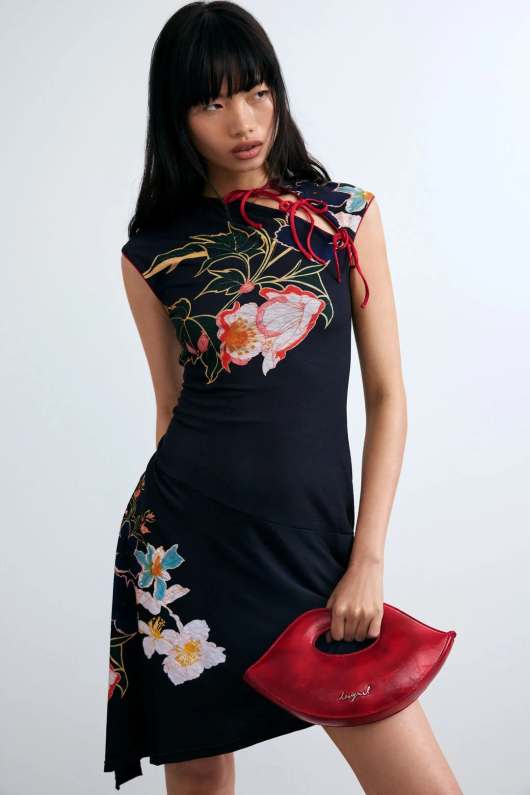 Rochie Asimetrica Orientala