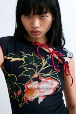 Rochie Asimetrica Orientala