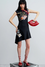 Rochie Asimetrica Orientala