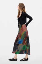 ROCHIE SATINATA CU PULOVER DETASABIL