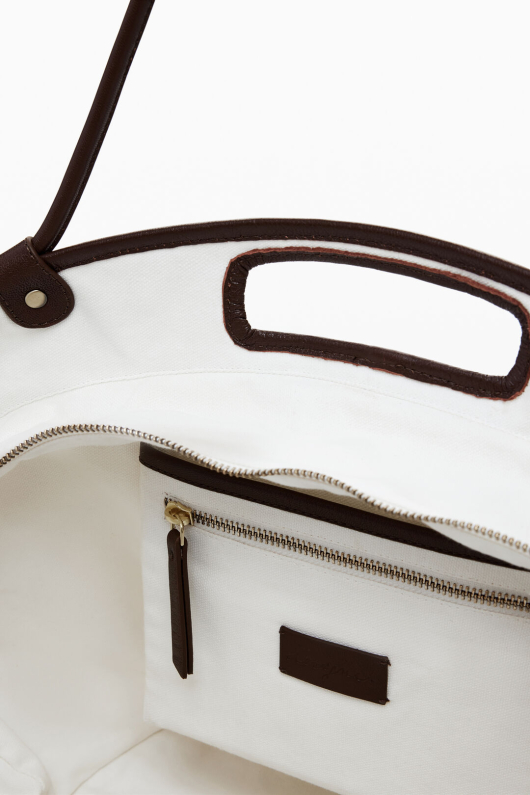 GEANTA SHOPPER CU FRANJURI