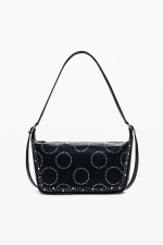 GEANTA NEAGRA CU TINTE METALICE