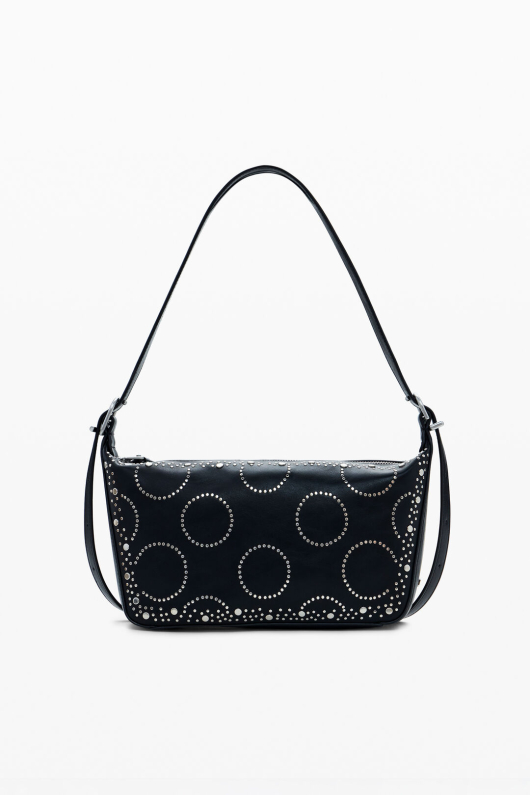 GEANTA NEAGRA CU TINTE METALICE