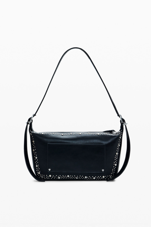 GEANTA NEAGRA CU TINTE METALICE