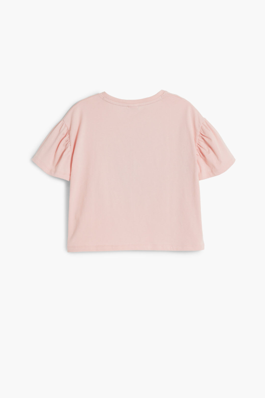 TRICOU ROZ CU PRINT