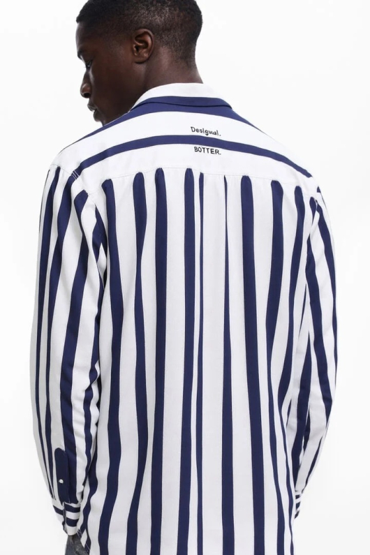 CAMASA CU PRINT NAVY