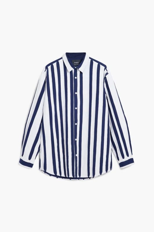 CAMASA CU PRINT NAVY