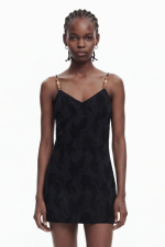 ROCHIE MIDI, NEAGRA, DIN DANTELA
