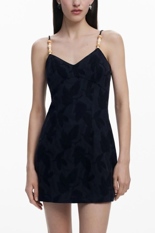 ROCHIE MIDI, NEAGRA, DIN DANTELA