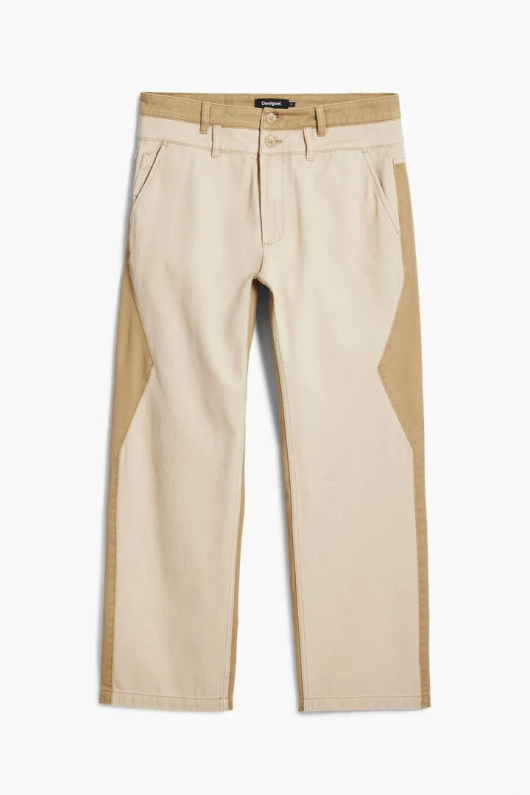 PANTALONI DENIM BEJ