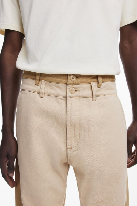 PANTALONI DENIM BEJ