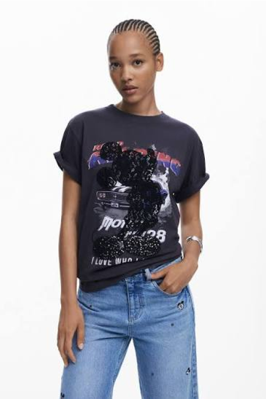 TRICOU MICKEY DARK GREY
