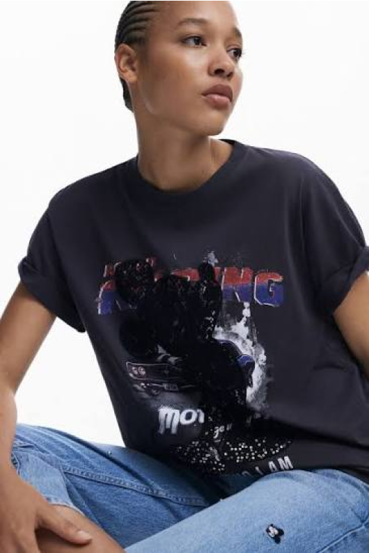 TRICOU MICKEY DARK GREY