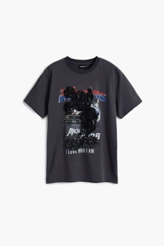 TRICOU MICKEY DARK GREY