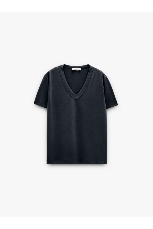 TRICOU CU DECOLTEU IN V