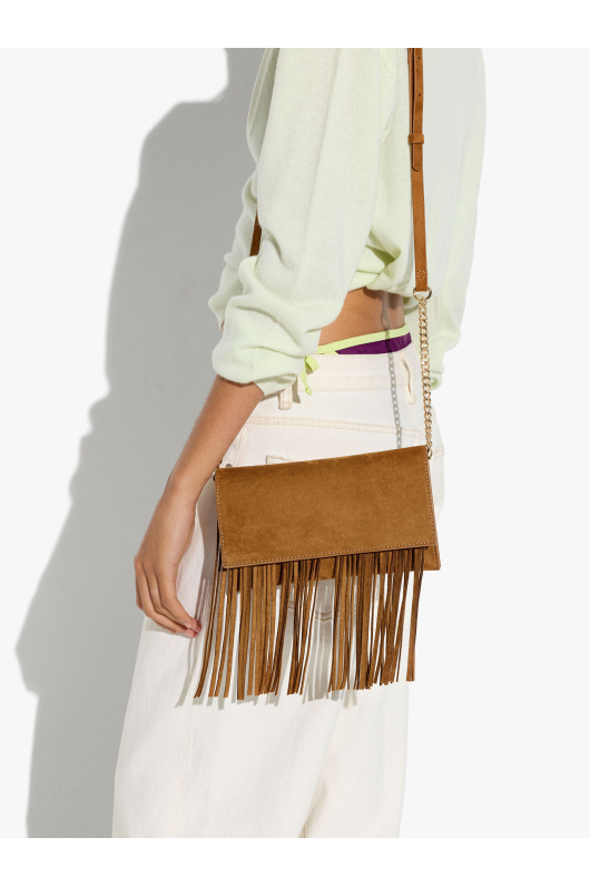 GEANTA CROSSBODY CU FRANJURI