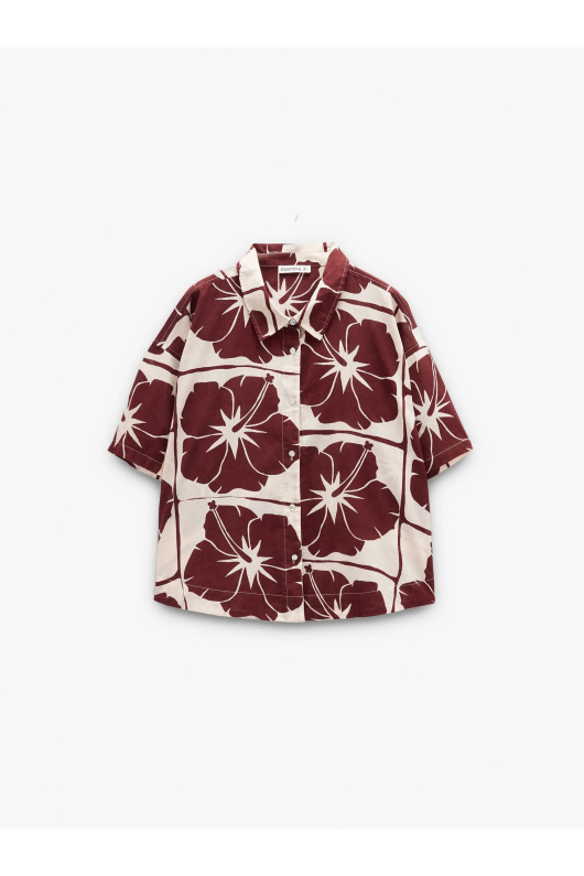 CAMASA CU PRINT FLORAL