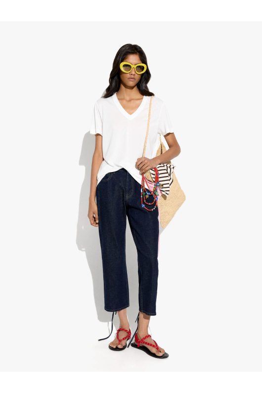 TRICOU CU DECOLTEU IN V