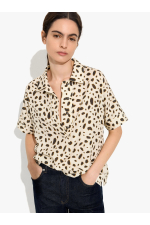 CAMASA CU MANECA SCURTA ANIMAL PRINT