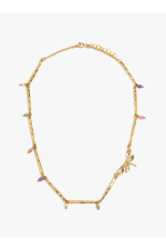 COLIER AURIU CU PIETRE MULTICOLORE