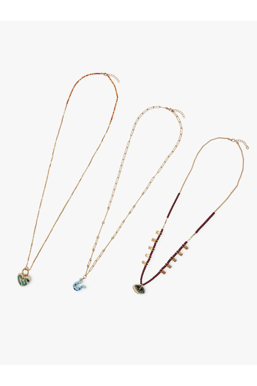 SET COLIERE MULTICOLORE