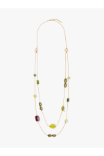 COLIER CU PIETRE MULTICOLORE