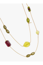 COLIER CU PIETRE MULTICOLORE