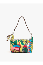 GEANTA CU PRINT MULTICOLOR
