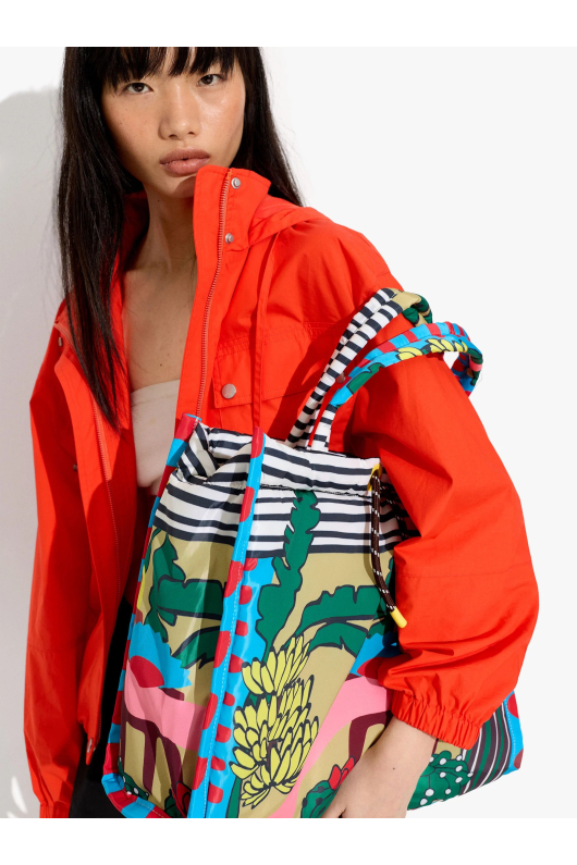 GEANTA CU PRINT MULTICOLOR