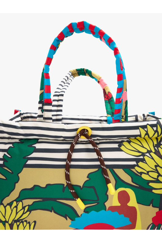 GEANTA CU PRINT MULTICOLOR