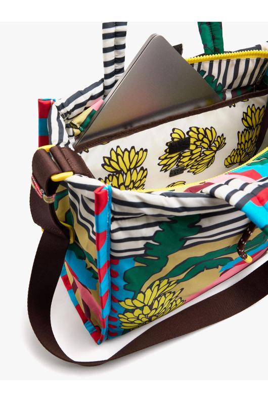 GEANTA CU PRINT MULTICOLOR
