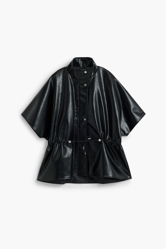 PONCHO DIN PIELE ECOLOGICA