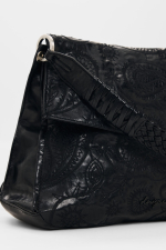 RUCSAC/GEANTA NEAGRA CU BRODERIE