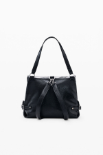 Rucsac mediu cu efect de piele