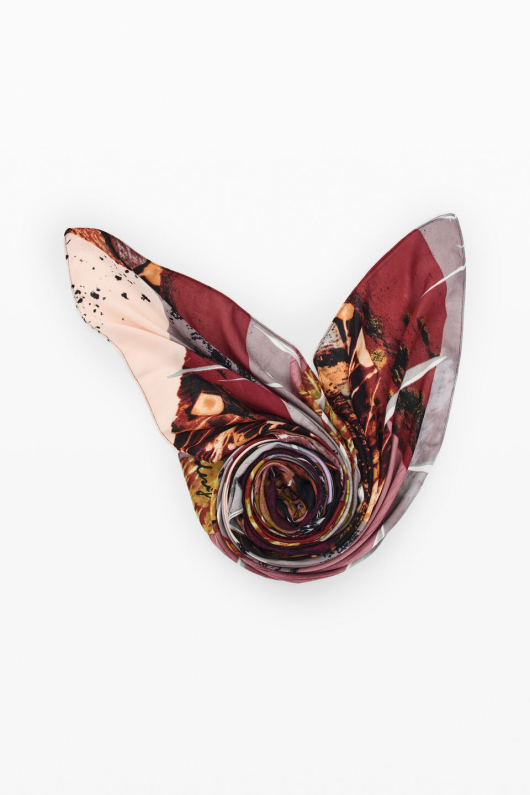 ESARFA DREPTUNGHIULARA, CU PRINT MULTICOLOR
