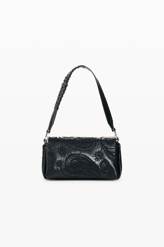 GEANTA NEAGRA CU BRODERIE