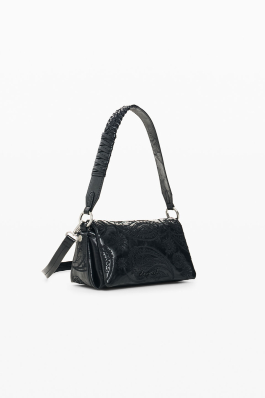 GEANTA NEAGRA CU BRODERIE