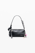 GEANTA MICA, NEAGRA CU CHARM